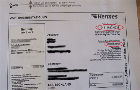 hermes auftragsnummer abholung|Hermes sendung sverfolgung.